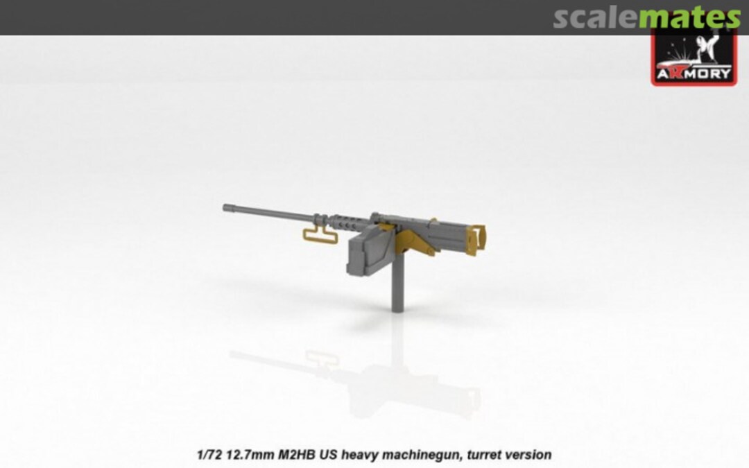 Boxart 12.7mm M2HB US heavy machinegun, turret version, universal AC7240 Armory