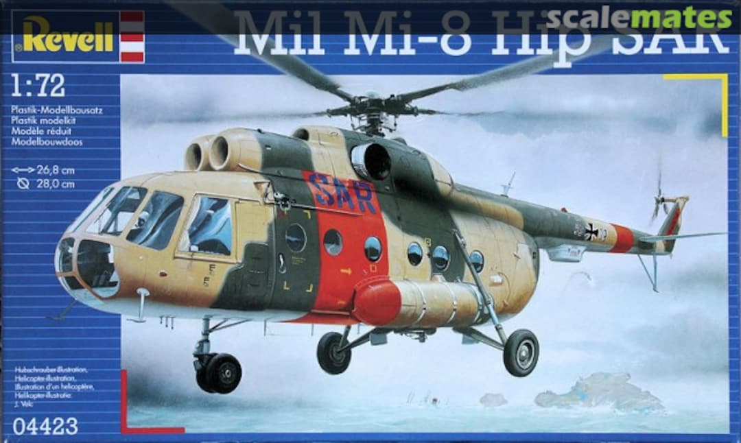 Boxart Mil Mi-8 Hip SAR 04423 Revell