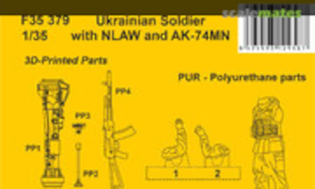 1:35 Ukrainian Soldier with NLAW and AK-74MN (CMK F35379)