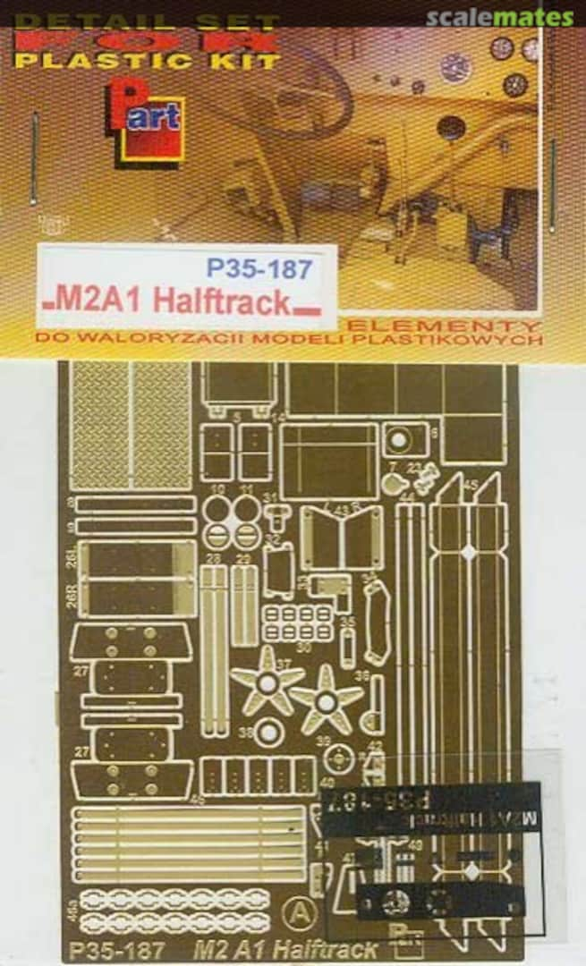 Boxart M2A1 Halftrack P35-187 Part