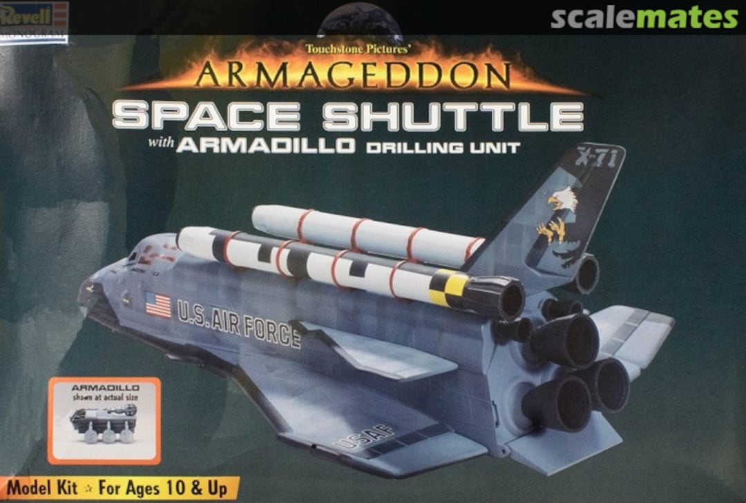 Boxart Space Shuttle with Armadillo drilling unit 85-3627 Revell Monogram