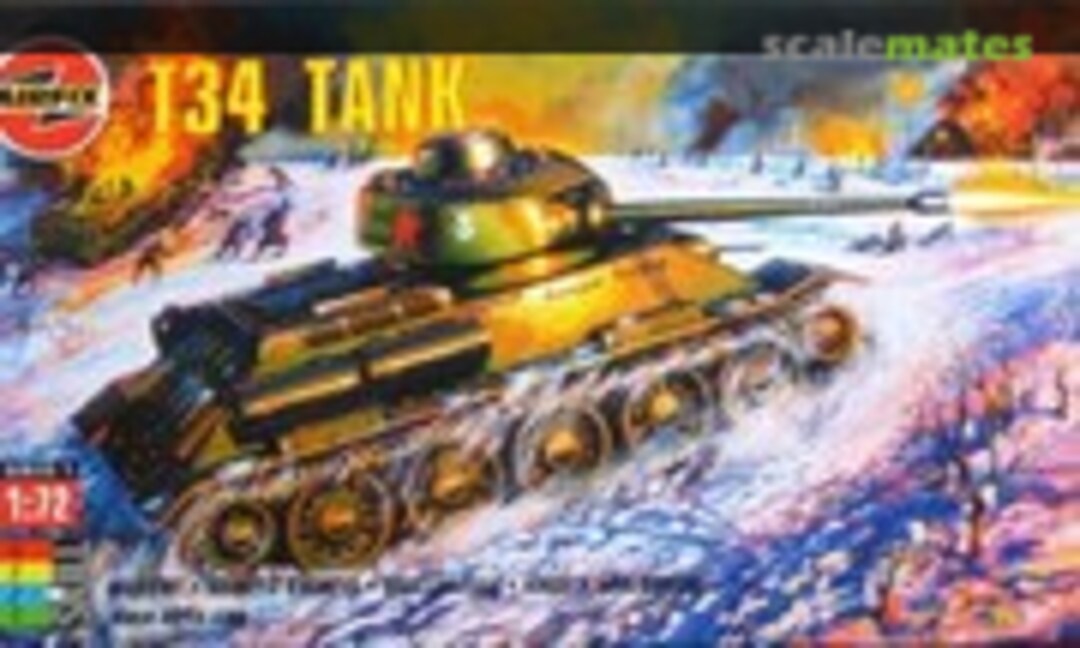 1:76 T34 Tank (Airfix 01316)