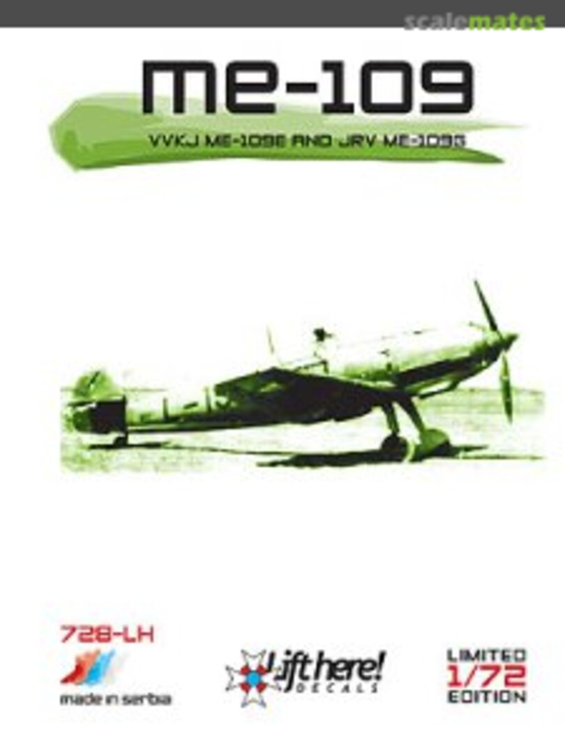 Boxart Me-109 728-LH Lift Here Decals