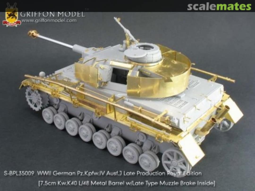 Boxart Pz.Kpfw.IV Ausf. J Late Production - Royal Edition -Dragon 6575- SBPL35009 Griffon Model