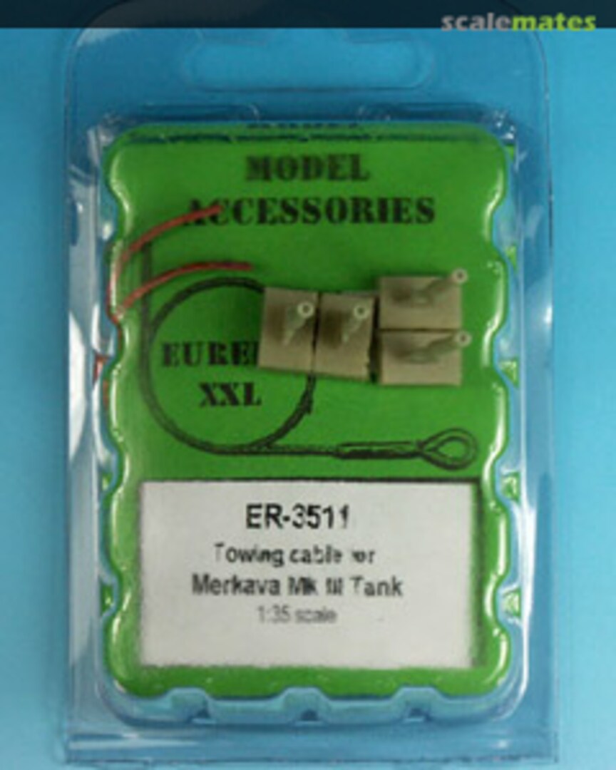 Boxart Towing cable 2x for Israeli Merkava Mk III Tank ER-3511 Eureka XXL