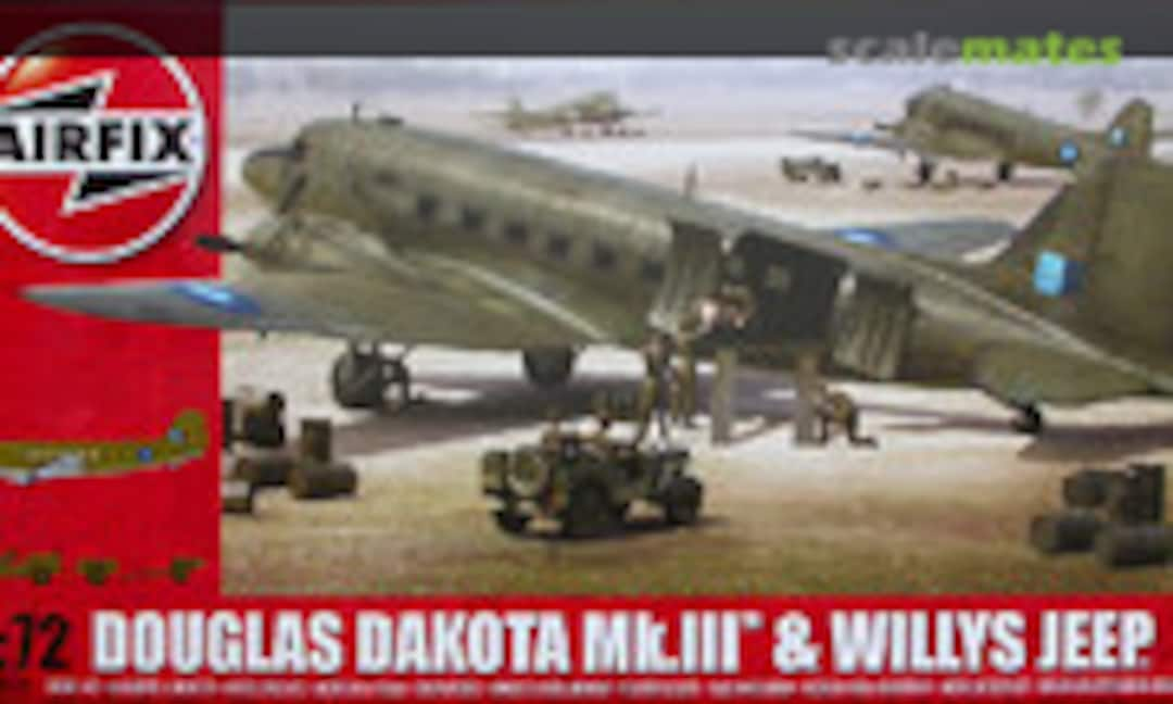 1:72 Douglas Dakota Mk.III &amp; Willys Jeep (Airfix A09008)