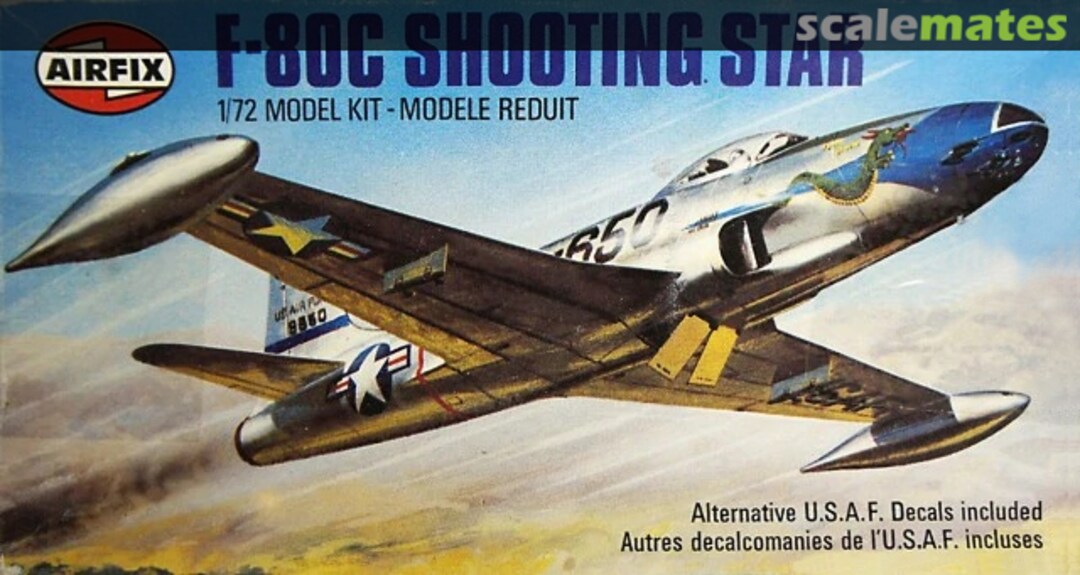 Boxart F-80C Shooting Star 02043 Airfix