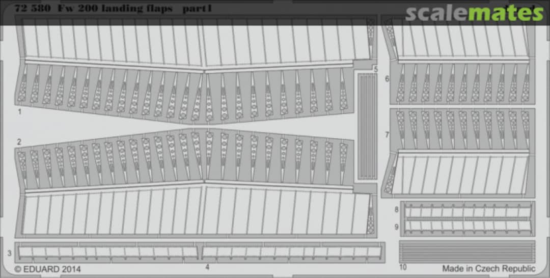 Boxart Fw 200 landing flaps 72580 Eduard