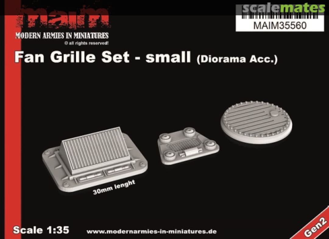 Boxart Fan Grille Set - small (Diorama Acc.) MAIM35560 MAiM