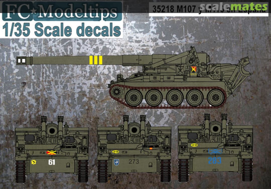 Boxart M107 & M110 in Spain 35218 FC Modeltips