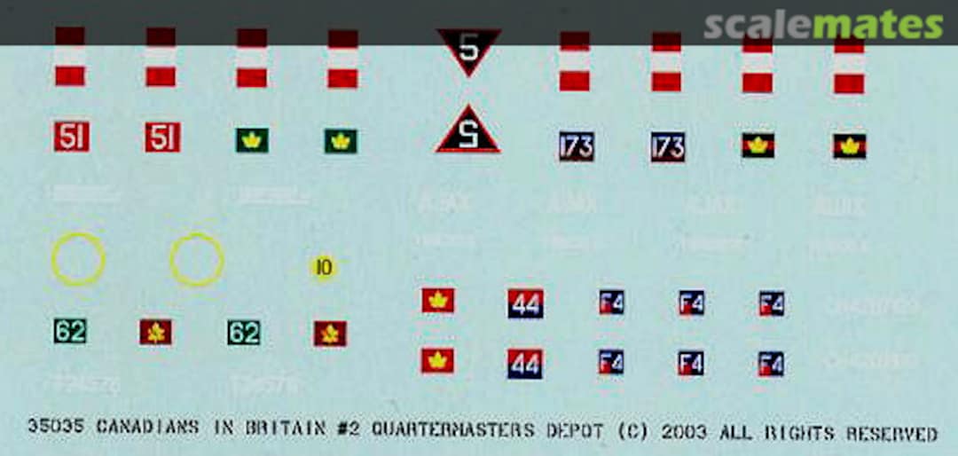 Boxart Canadians in Britain #2 72017 Quartermaster's Depot