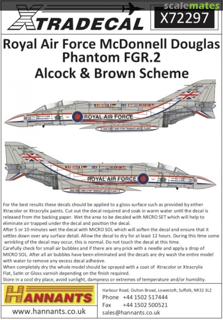 Boxart McDonnell-Douglas FGR.2 Phantom X72297 Xtradecal