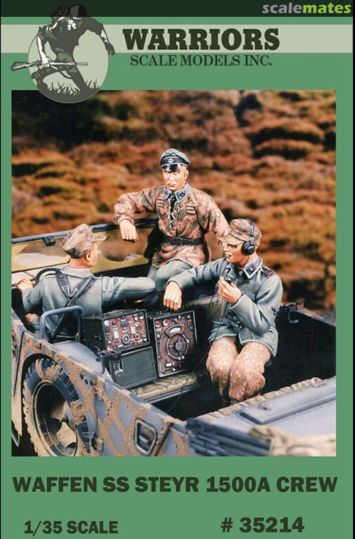 Boxart Waffen SS Steyr 1500A Crew 35214 Warriors