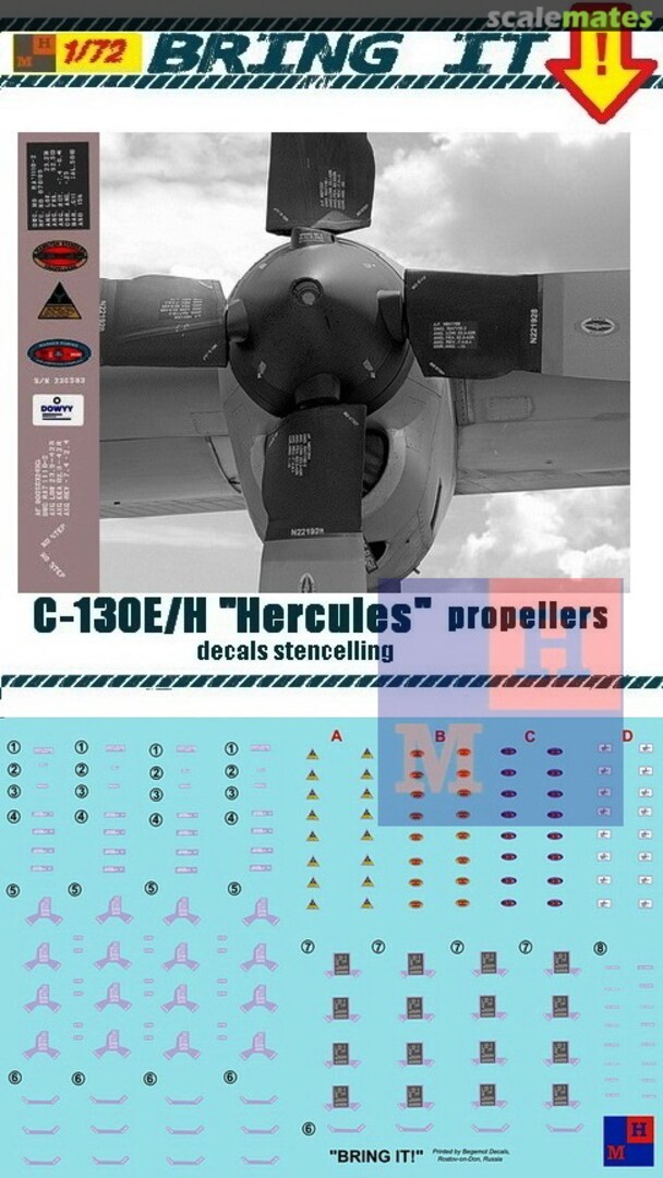 Boxart C-130E/H propellers stencils 721D MLH/Bring It!