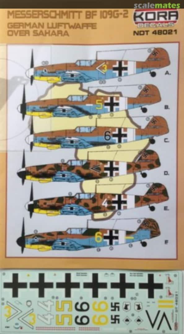 Boxart Messerschmitt Bf 109G-2 NDT48021 Kora Models