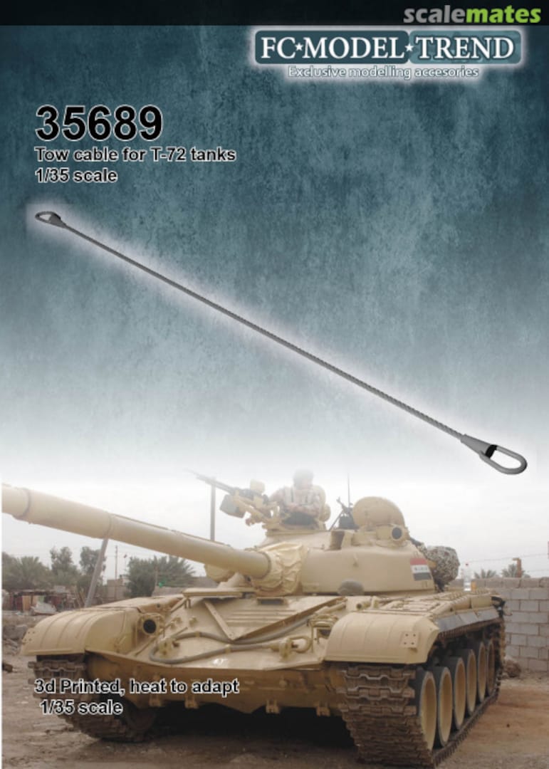 Boxart T-72 tow cable 35689 FC Model Trend