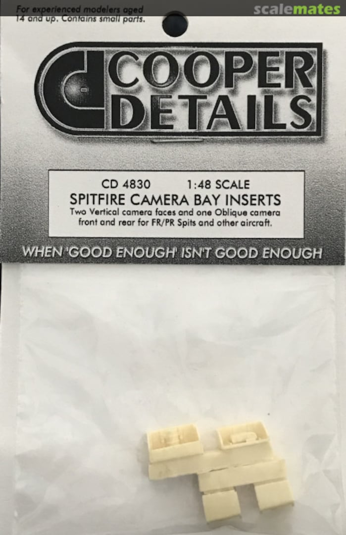 Boxart Spitfire Camera Bay Inserts CD4830 Cooper Details