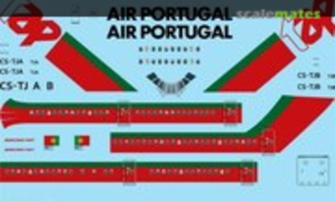 1:144 TAP Air Portugal Boeing 747-282B (26 Decals 144-553)