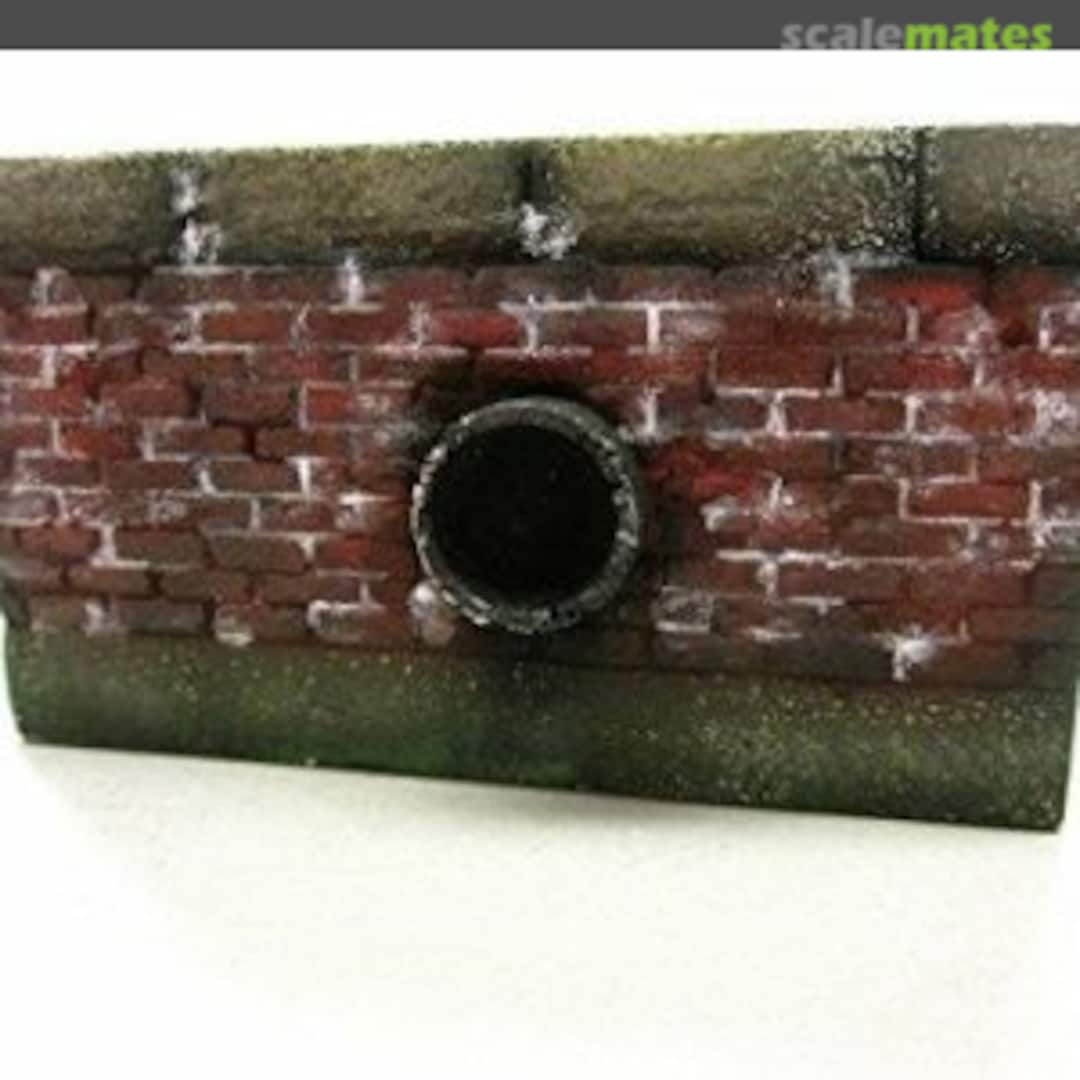 Boxart Retaining Wall with Outflow Pipe FoG5160B Fields of Glory