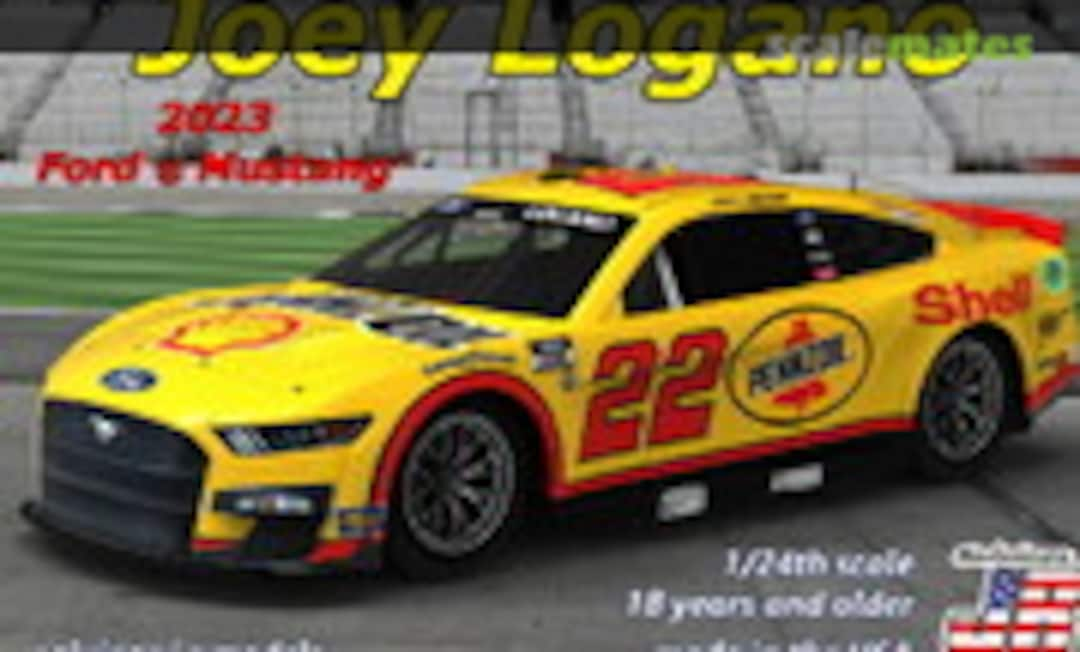 1:24 Ford Mustang 2023 Joey Logano (Salvinos JR Models PF2023JLP)