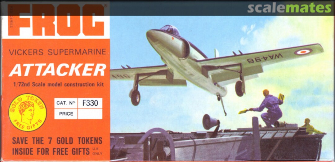 Boxart Vickers Supermarine Attacker F330 FROG