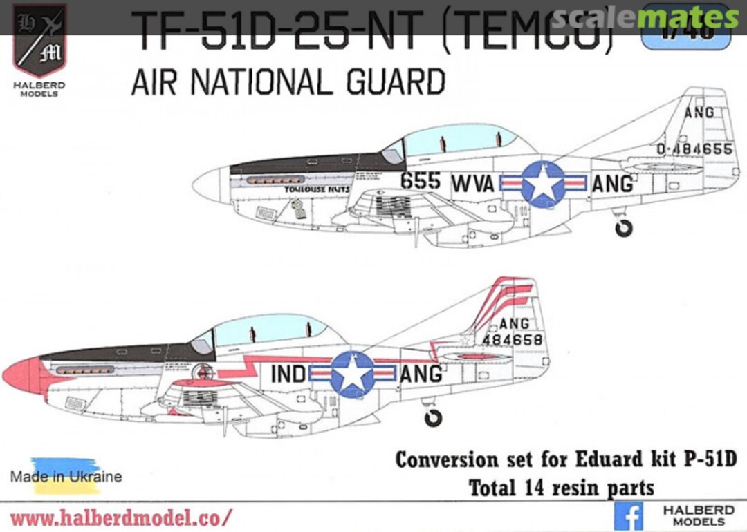 Boxart TF-51D-25-NT (TEMCO) N/A Halberd Models