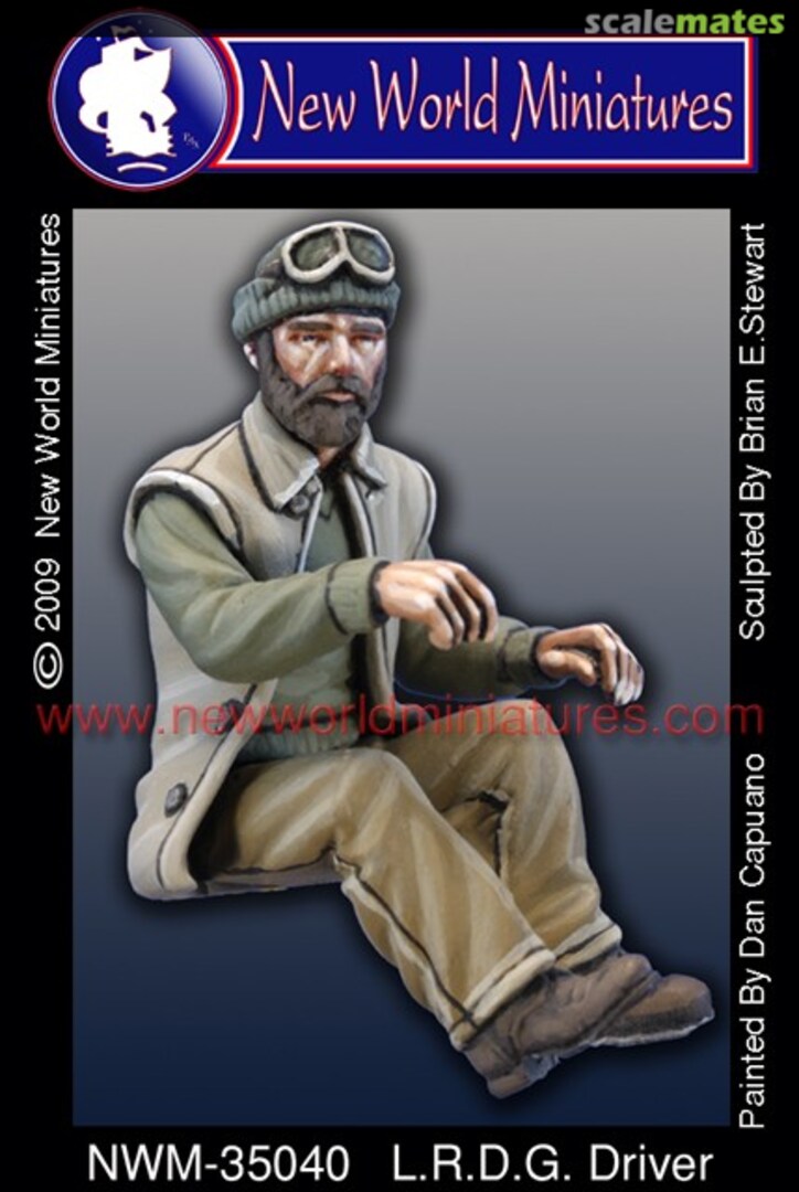 Boxart L.R.D.G. Driver Figure NWM-35040 New World Miniatures