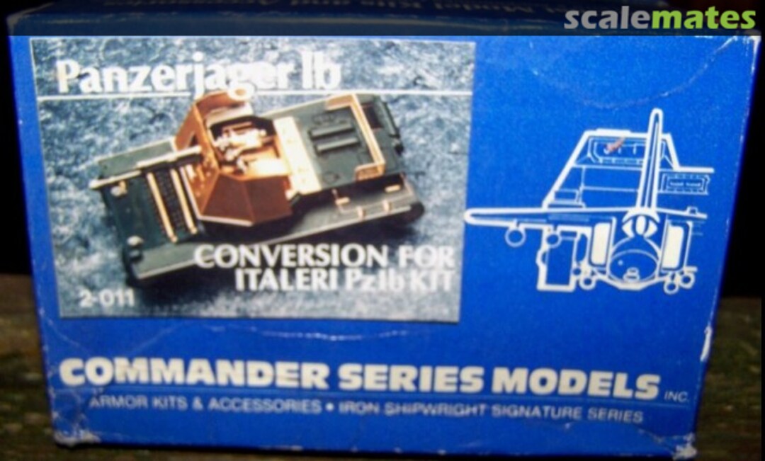 Boxart Panzerjager 1b Conversion Kit 2-011 Commander Series Models