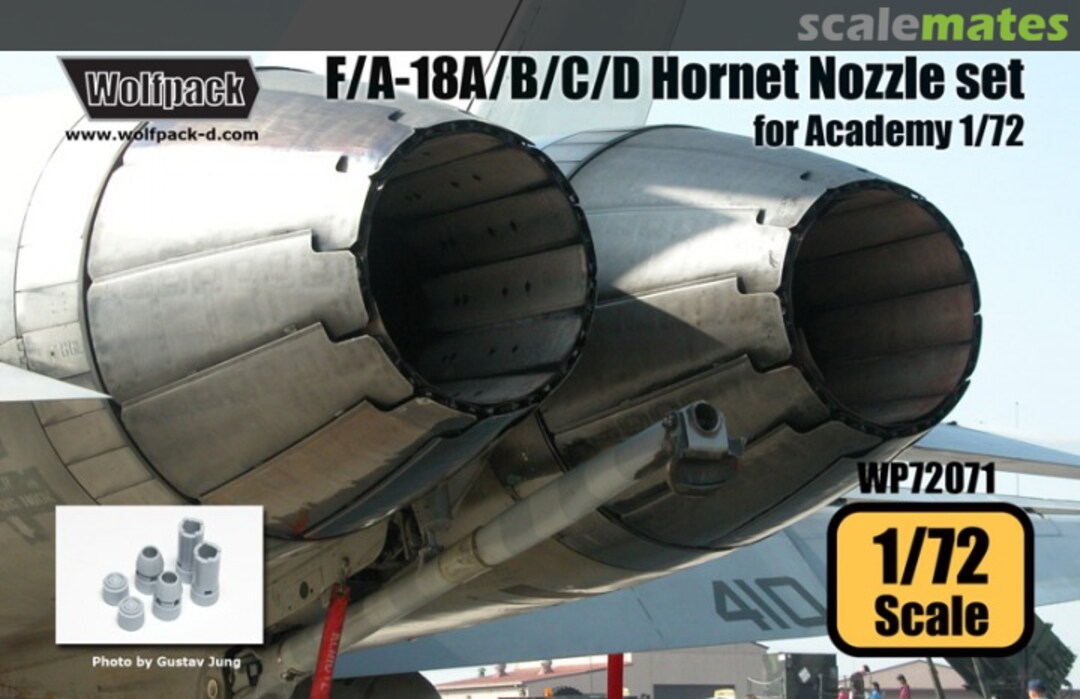 Boxart F/A-18A/B/C/D Hornet Nozzle Set WP72071 Wolfpack