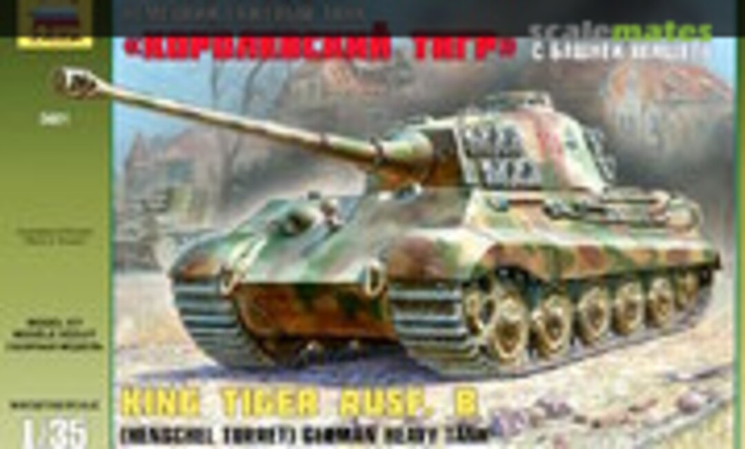 1:35 KING TIGER AUSF. B (Zvezda 3601)