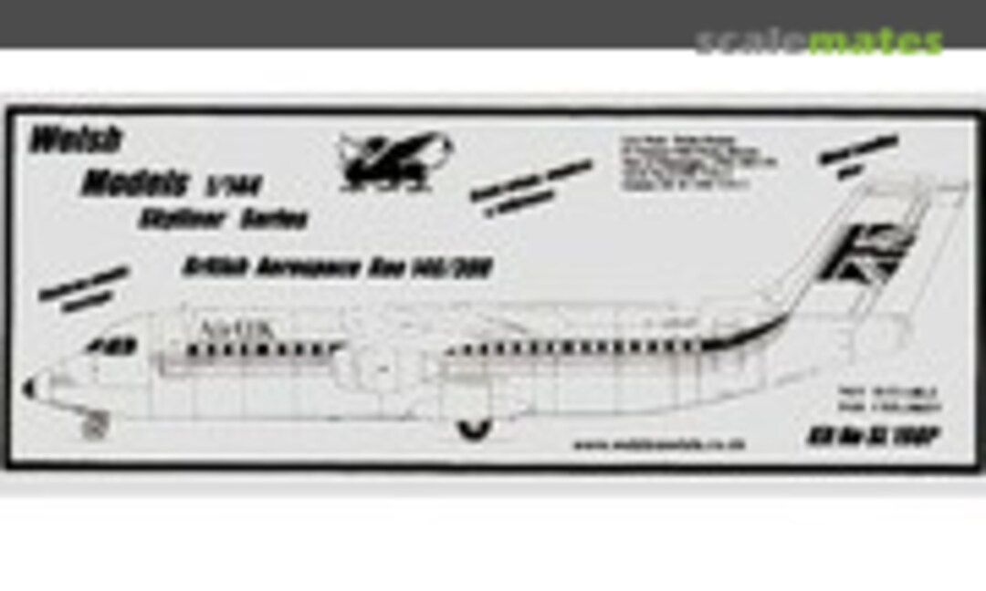 1:144 Bae 146-300 (Welsh Models SL198P)