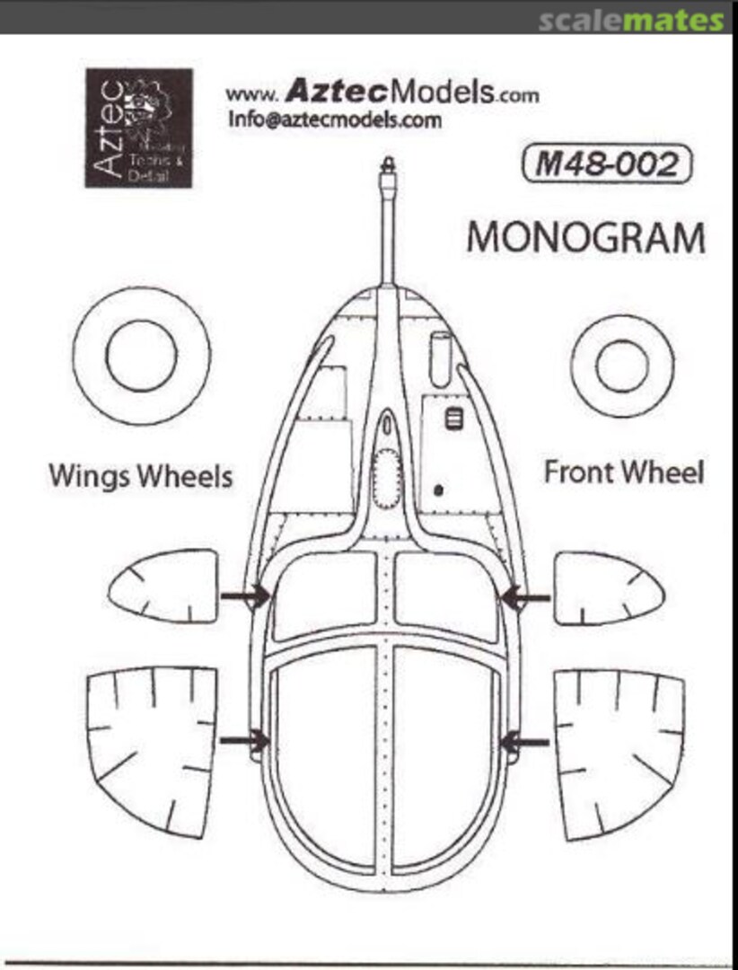 Boxart A-37 Dragonfly Mask M48-002 Aztec Models