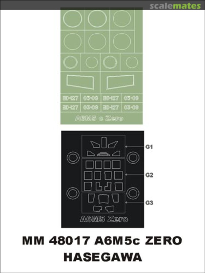 Boxart Mitsubishi A6M5c Zero MM48017 Montex