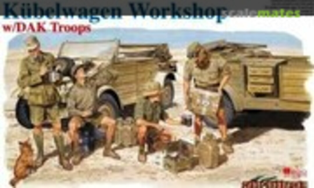 1:35 Kubelwagen Workshop w/DAK Troops (Dragon 6338)