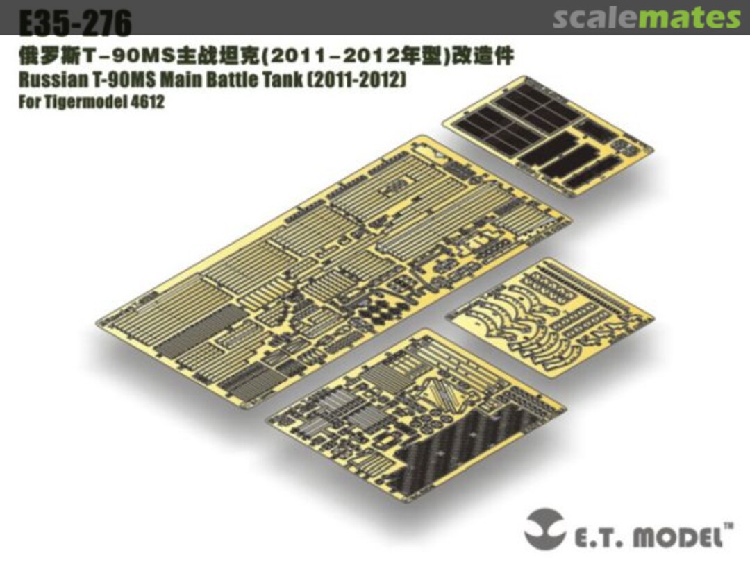 Boxart Russian T-90MS Main Battle Tank (2011-2012) E35-276 E.T. Model