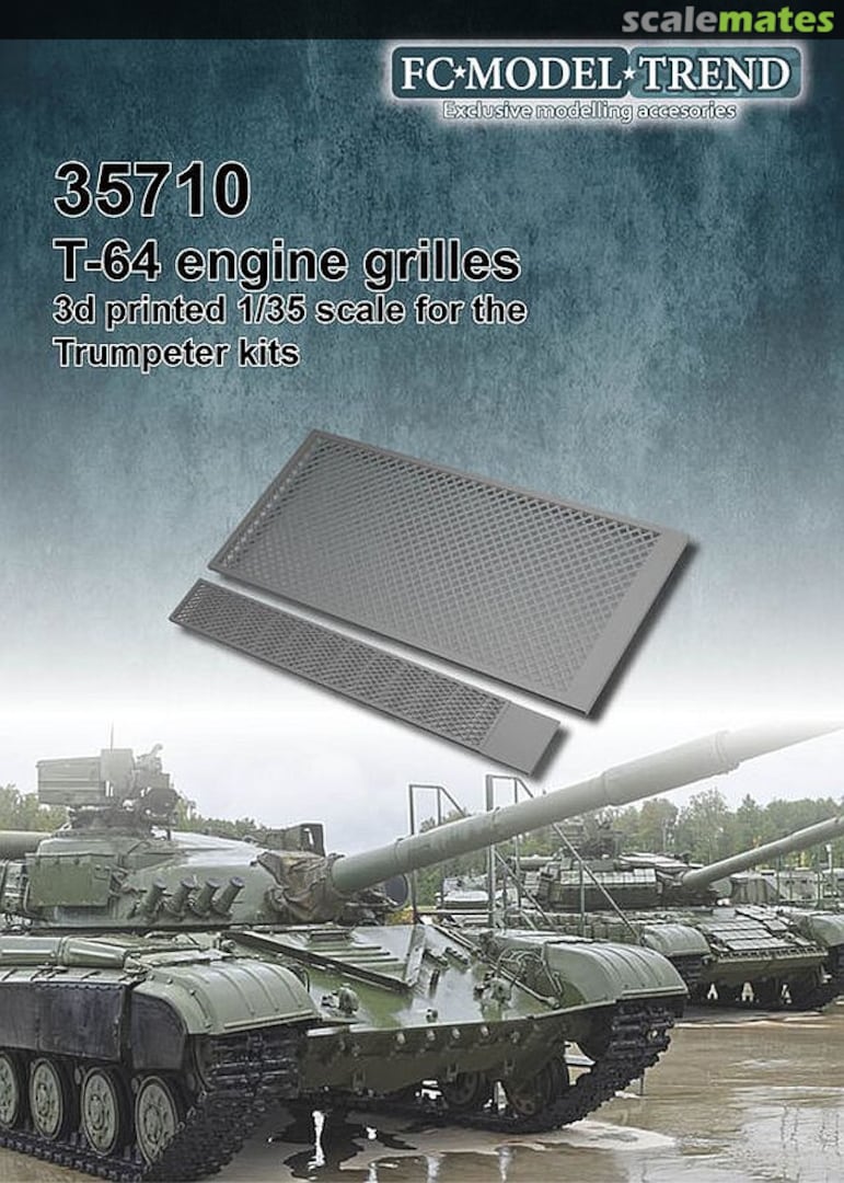 Boxart T-64 mesh grilles 35710 FC Model Trend