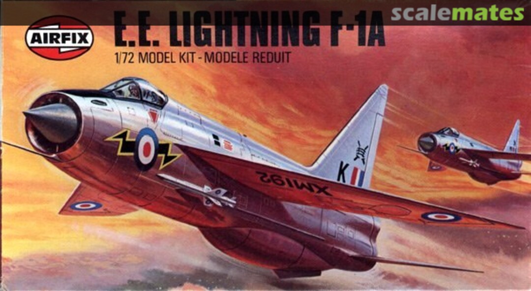 Boxart E.E. Lightning F-1A 02010-3 Airfix