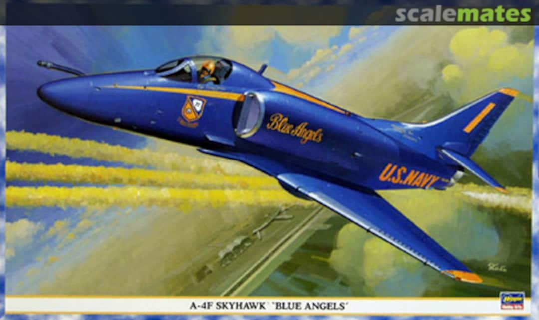 Boxart A-4F Skyhawk `Blue Angels´ 08147 Hasegawa