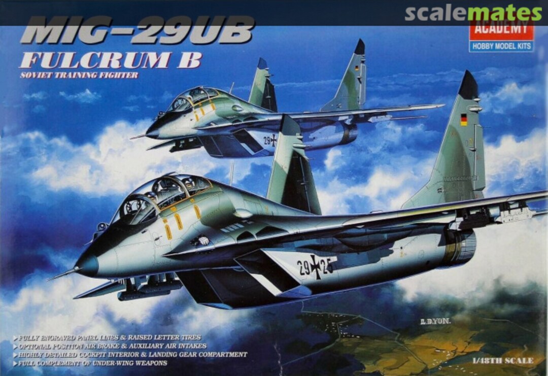 Boxart MiG-29UB Fulcrum 02119 Academy