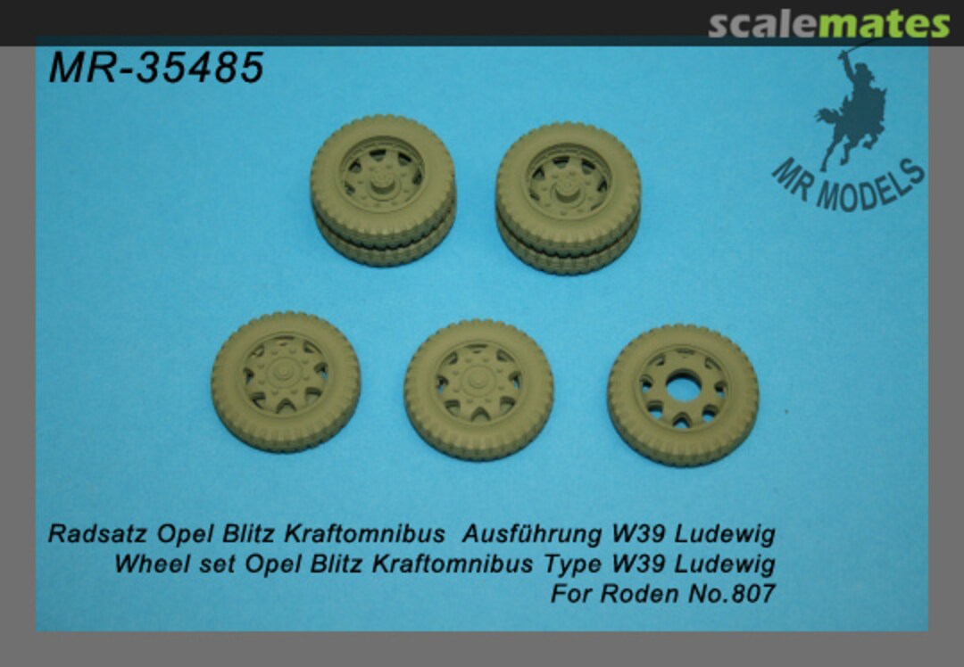 Boxart wheel set Opel Blitz bus W39 MR-35485 MR Modellbau