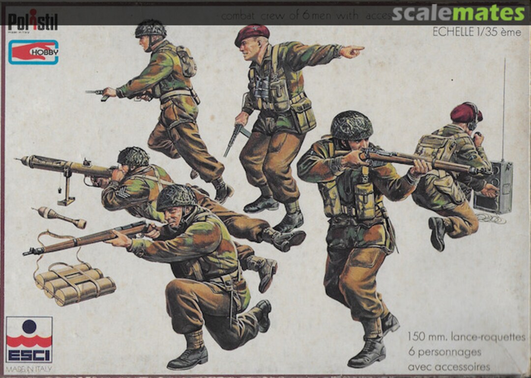 Boxart British Red Devils Paratroopers ES 5002B Polistil