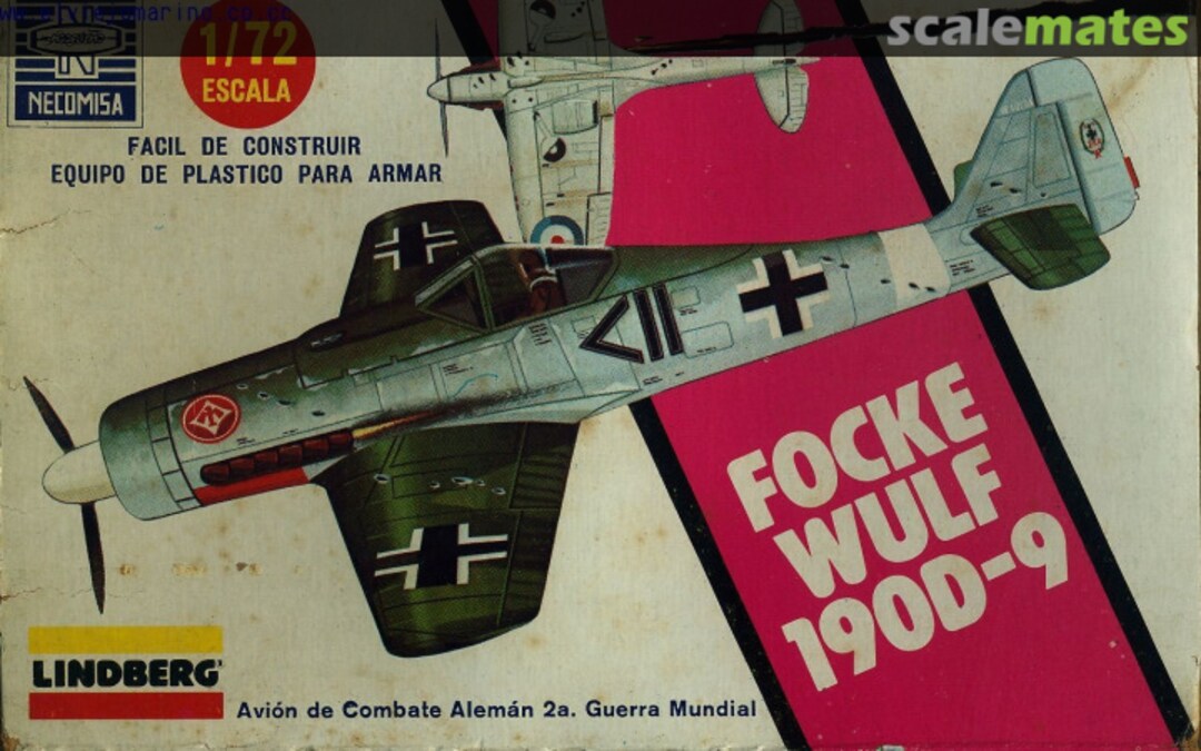 Boxart Focke-Wulf 190D-9 1120 Lindberg/Necomisa