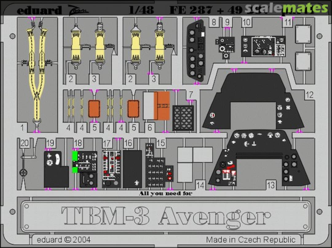 Boxart TBM-3, part 1 49287 Eduard