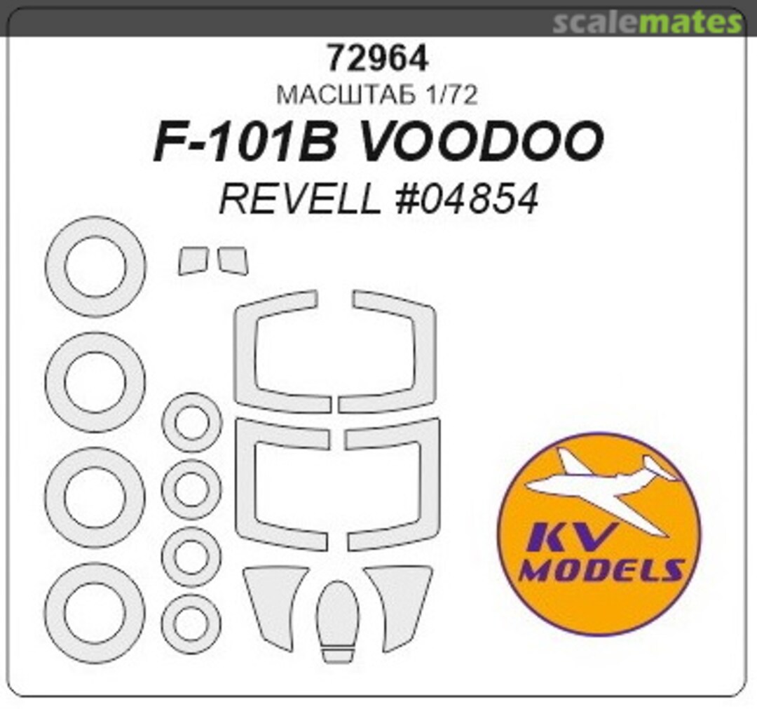 Boxart F-101B Voodoo 72964 KV Models