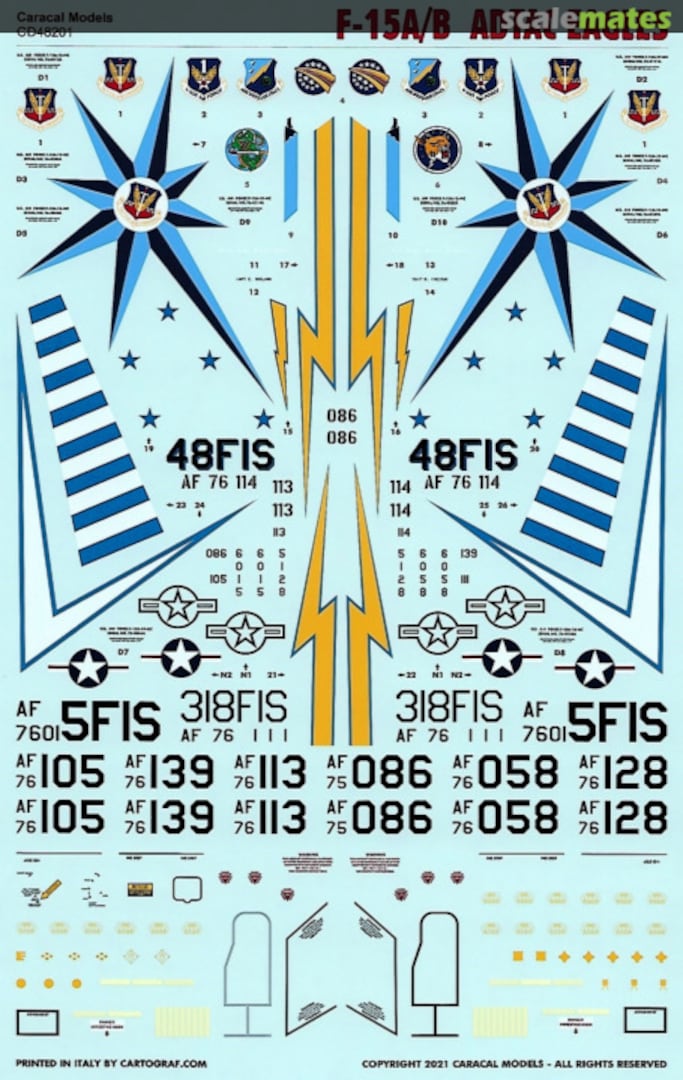 Contents F-15 CD48201 Caracal Models