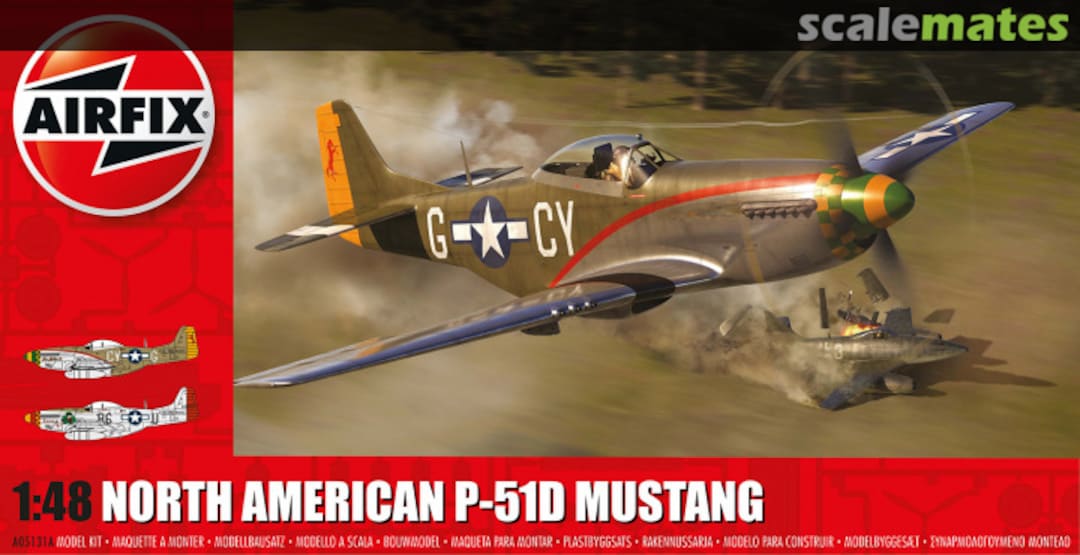 Boxart North American P-51D Mustang A05131A Airfix