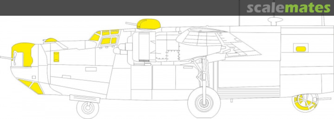 Boxart B-24H AIRFIX CX667 Eduard