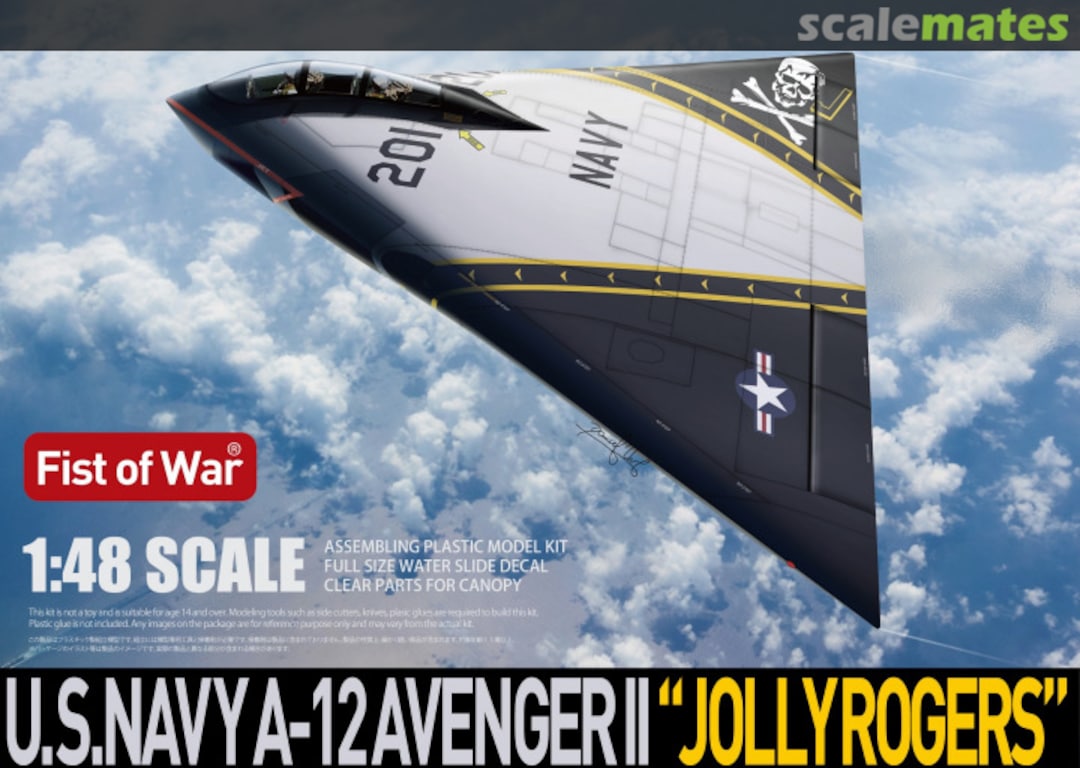 Boxart U.S. Navy A-12 Avenger II "Jolly Rogers"  Modelcollect