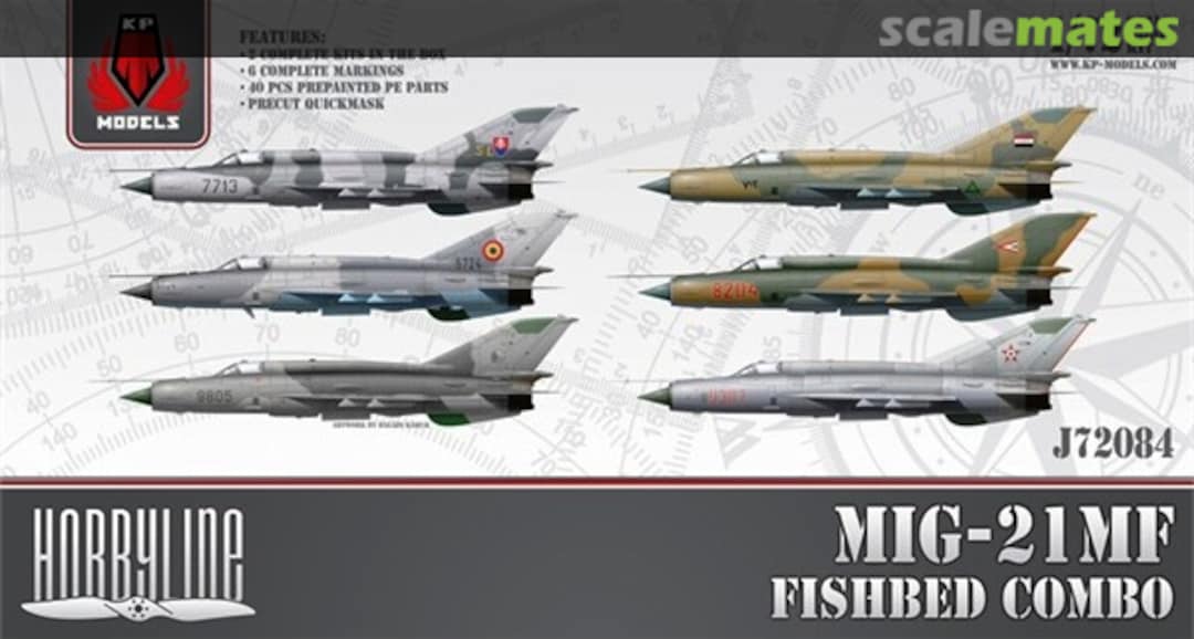 Boxart Mikoyan Mig-21MF J72084 KP Models