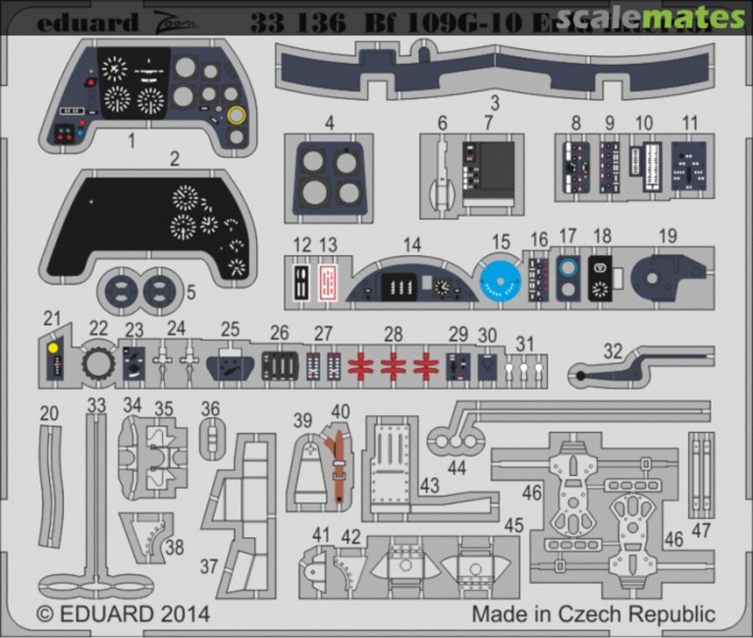 Boxart Bf 109G-10 Erla interior S. A. - Revell - 33136 Eduard